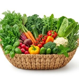 farm fresh pesticide free organic vegetables display