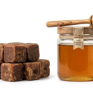 organic wild honey & dark jaggery